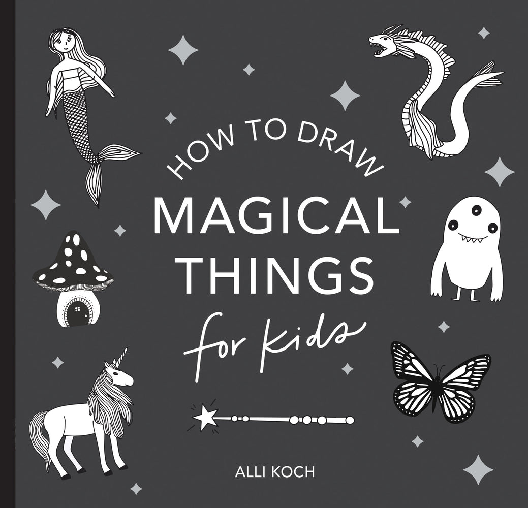 Book cover for Magical Things: How to Draw Books for Kids with Unicorns, Dragons, Mermaids, and More (Mini)