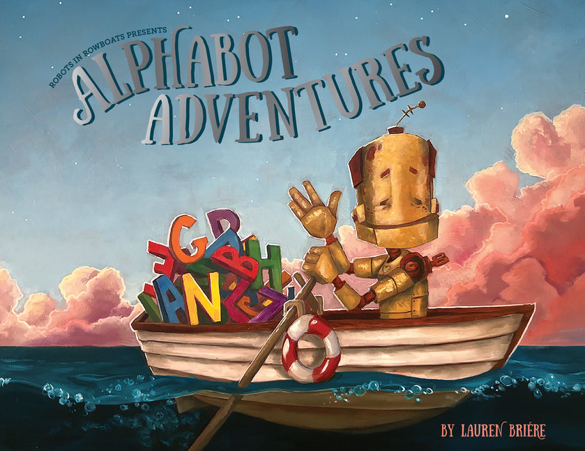 Book cover for Alphabot Adventures: A Robot ABC Book (ABC Books for Kids Ages 3-5)