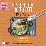 Book cover for Bitty Bao It's Time for Hot Pot: A Bilingual Book in English and Mandarin with Simplified Characters and Pinyin
