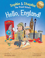 Book cover for Hello, England!: A Children's Book Travel Detective Adventure for Kids Ages 4-8