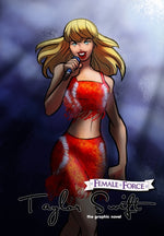 Book cover for Female Force: Taylor Swift the graphic novel edition