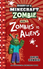 Book cover for Diary of a Minecraft Zombie Book 19: Zombies Vs. Aliens