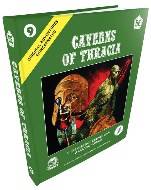 Book cover for Original Adventures Reincarnated #9: Caverns of Thracia (5e)