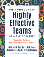 Book cover for Handbook for Highly Effective Teams in a PLC at Work(r): Essential Actions for Tackling Critical Issues (Building Highly Effective Teams) (PLC at Work