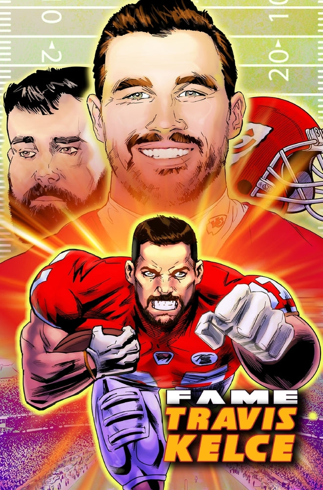 Book cover for Fame: Travis Kelce