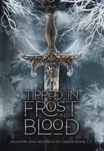 Book cover for Tipped in Frost and Blood: New Adult Paranormal Fantasy Romance