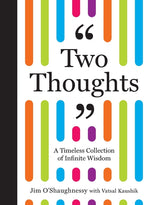 Book cover for Two Thoughts: A Timeless Collection of Infinite Wisdom