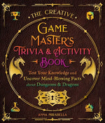 Book cover for Creative Game Master's Trivia & Activity Book: Test Your Knowledge and Uncover Mind-Blowing Facts about Your Favorite RPG