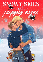Book cover for Snowy Skies and Puppy Eyes