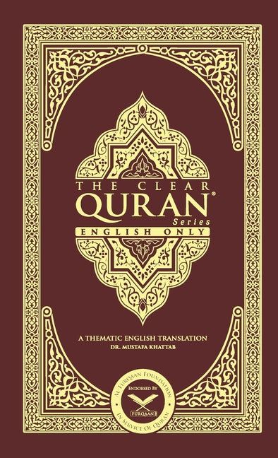 Book cover for Clear Quran-English Only2 Column LayoutHardcover: A Thematic Translation (Double Column)