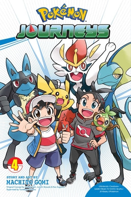 Book cover for Pokémon Journeys, Vol. 4