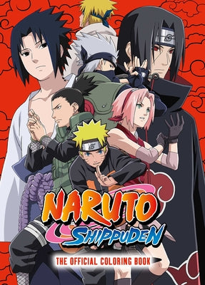Book cover for Naruto Shippuden: The Official Coloring Book