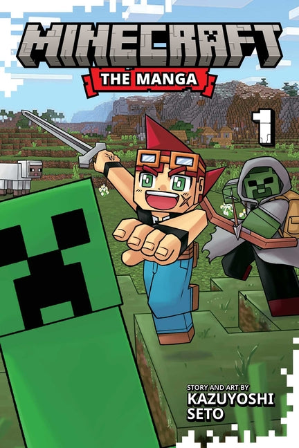 Book cover for Minecraft: The Manga, Vol. 1