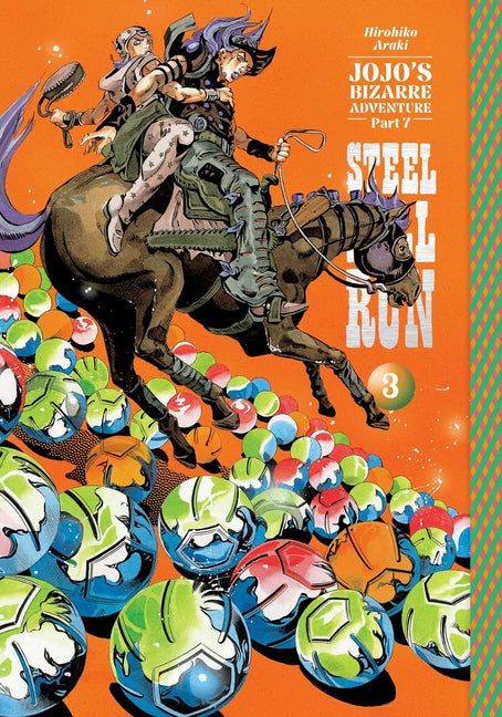Book cover for Jojo's Bizarre Adventure: Part 7--Steel Ball Run, Vol. 3