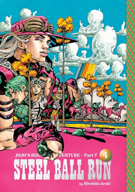 Book cover for Jojo's Bizarre Adventure: Part 7--Steel Ball Run, Vol. 4