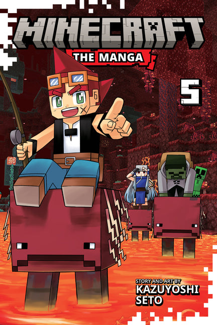 Book cover for Minecraft: The Manga, Vol. 5