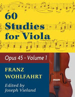 Book cover for Wohlfahrt Franz 60 Studies, Op. 45: Volume 1 - Viola solo