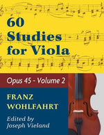 Book cover for Wohlfahrt Franz 60 Studies Op. 45: Volume 2 - Viola solo