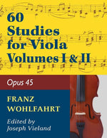 Book cover for Wohlfahrt Franz 60 Studies, Op. 45: Volumes 1 & 2 - Viola solo