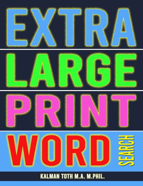 Book cover for Extra Large Print Word Search: 102 Giant Print Themed Word Search Puzzles