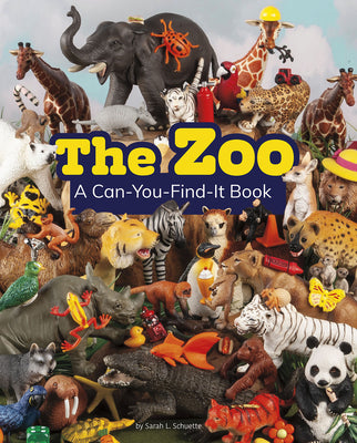 Book cover for The Zoo: A Can-You-Find-It Book
