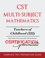 Book cover for CST Multi-Subject Mathematics: Teachers of Childhood (222)