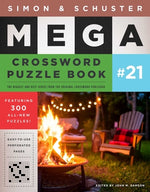 Book cover for Simon & Schuster Mega Crossword Puzzle Book #21