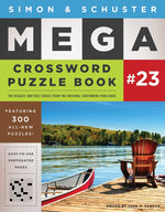 Book cover for Simon & Schuster Mega Crossword Puzzle Book #23