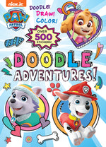 Book cover for Doodle Adventures! (Paw Patrol)