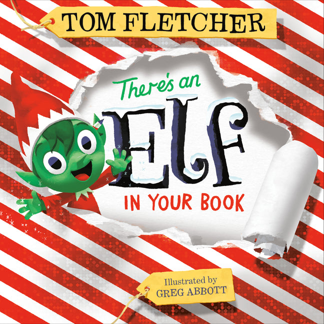 Book cover for There's an Elf in Your Book: An Interactive Christmas Book for Kids and Toddlers
