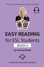 Book cover for Easy Reading for ESL Students - Book 4: Twelve Short Stories for Learners of English