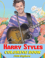 Book cover for Harry Styles Coloring Book For Stylers