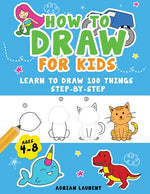 Book cover for How to Draw People for Kids 4-8: Learn to Draw 101 Fun People with Simple Step by Step Drawings for Children