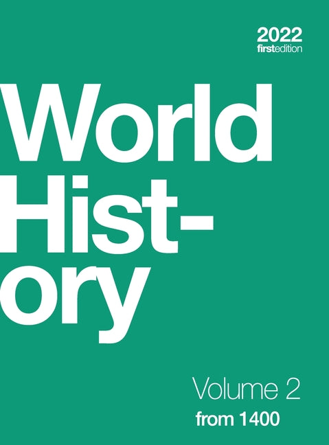Book cover for World History, Volume 2: from 1400 (hardcover, full color)