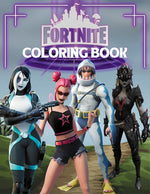 Book cover for Fortnite Coloring Book: Most powerful skins Coloring Adventures for kids / young