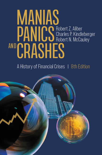 Book cover for Manias, Panics, and Crashes: A History of Financial Crises (2023)