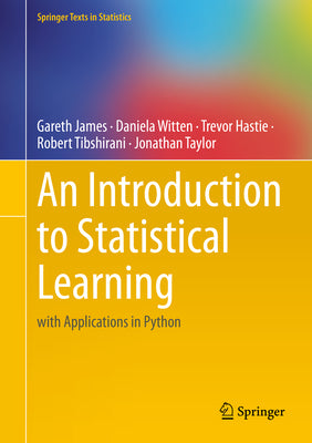 Book cover for An Introduction to Statistical Learning: With Applications in Python