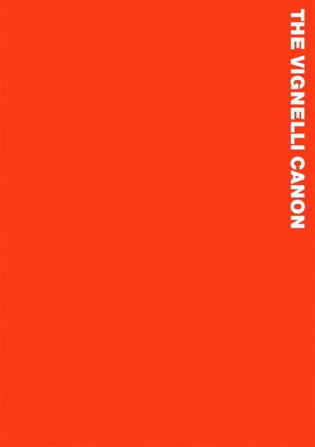 Book cover for Vignelli Canon
