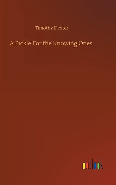 Book cover for Pickle for the Knowing Ones