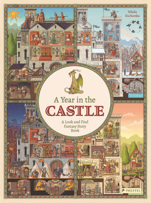 Book cover for A Year in the Castle: A Look and Find Fantasy Story Book