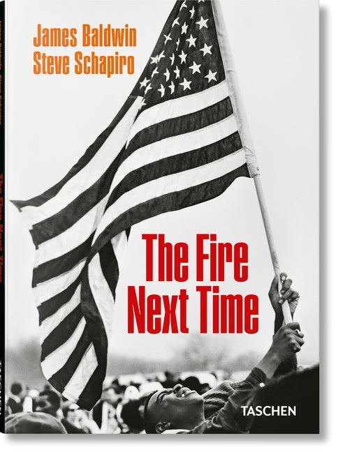 Book cover for James Baldwin. Steve Schapiro. the Fire Next Time