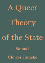 Book cover for A Queer Theory of the State