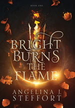 Book cover for Bright Burns the Flame