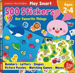 Book cover for Play Smart 500 Stickers Our Favorite Things: For Ages 2-4