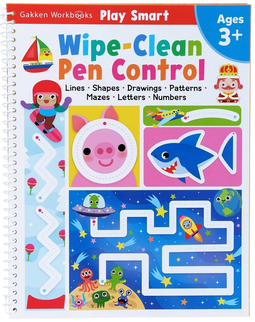 Book cover for Play Smart Wipe-Clean Pen Control: Ages 3+