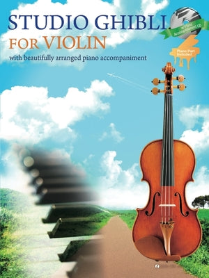 Book cover for Studio Ghibli for Violin and Piano Book/CD