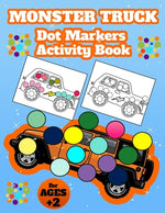 Book cover for Monster Truck Dot Marker: Activity Book for Kids