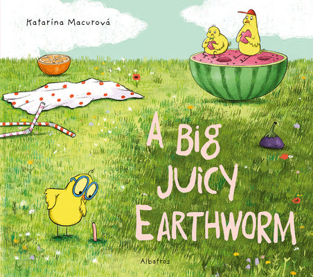 Book cover for A Big Juicy Earthworm