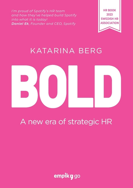 Book cover for Bold: A new era of strategic HR