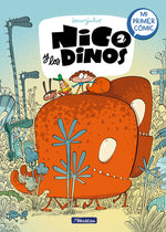 Book cover for Nico Y Los Dinos: Mi Primer Cómic / Nico and the Dinos: My First Comic